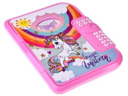 Interaktywny kodowany SEKRETNY PAMIĘTNIK 2w1 Magiczny Jednorożec ZA5769