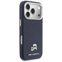 KARL LAGERFELD futerał do IPHONE 17 Pro Max kompatybilny z MagSafe KLHMP17X6PFKCLB (PU FW W/ K&C Head Pin) niebieski