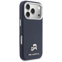 KARL LAGERFELD futerał do IPHONE 17 Pro kompatybilny z MagSafe KLHMP17L6PFKCLB (PU FW W/ K&C Head Pin) niebieski
