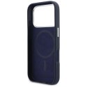 KARL LAGERFELD futerał do IPHONE 17 Pro kompatybilny z MagSafe KLHMP17L6PFKCLB (PU FW W/ K&C Head Pin) niebieski