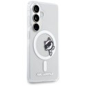 KARL LAGERFELD futerał do SAMSUNG S26 KLHMS26S6HCPSCT (Magnetic IML Peekaboo Choupette) transparentny