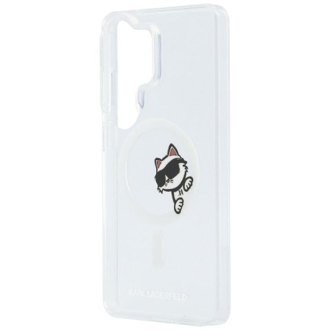 KARL LAGERFELD futerał do SAMSUNG S26 Ultra KLHMS26L6HCPSCT (Magnetic IML Peekaboo Choupette) transparentny