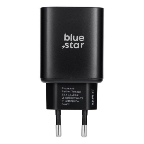 Ładowarka sieciowa do telefonu Blue Star USB C AVS (iPhone 17Pro/Pro Max) SFC2.0 3A 60W TFB-AVS-60W czarna