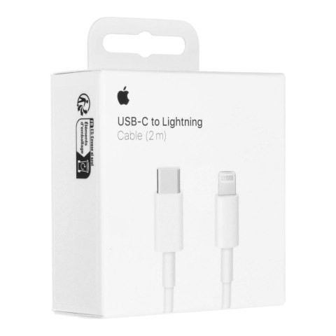 Oryginalny Kabel USB C do Lightning Apple MW2R3ZM/A A2441 2m blister biały
