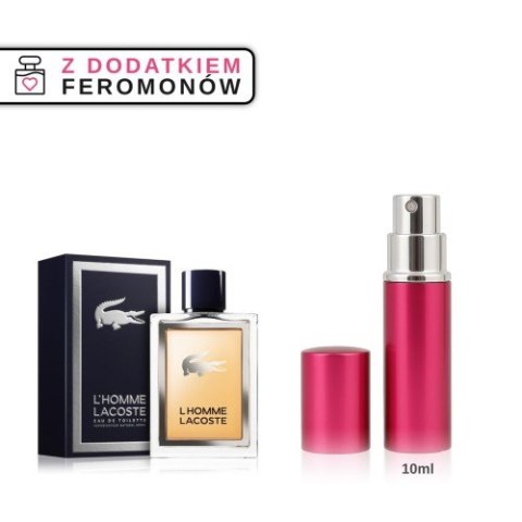 Perfumy nr 821 10ml z feromonami - zamiennik inspirowany L'Homme Lacoste od Lacoste Fragrances