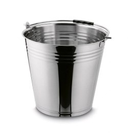 Wiadro metalowe nierdzewne z rączką Puro 12 l