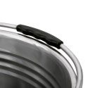 Wiadro metalowe nierdzewne z rączką Puro 12 l