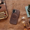 Futerał do iPhone 11 Gentleman Mag Cover zgodny z MagSafe brązowy