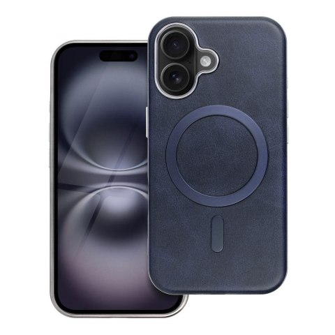 Futerał do iPhone 16 PRO MAX Gentleman Mag Cover zgodny z MagSafe granatowy
