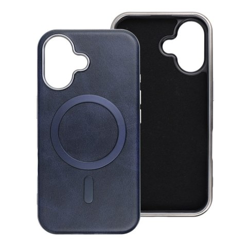 Futerał do iPhone 16 PRO MAX Gentleman Mag Cover zgodny z MagSafe granatowy