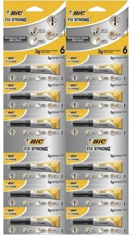 Klej Fix Strong (12szt) BIC