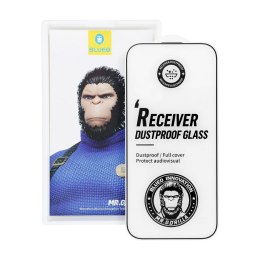 Szkło Hartowane 5D Mr. Monkey Glass - Apple iPhone 16 czarny (Large Arc Edge Strong Dustproof)
