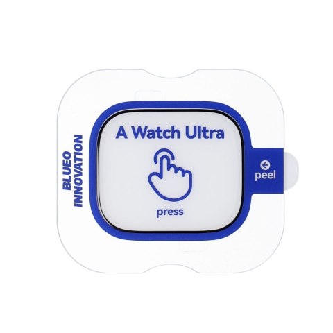 Szkło Hartowane 5D Mr. Monkey Glass - do Apple Watch Ultra / Ultra 2 / Ultra 3 czarny (Anti-Static Strong HD)