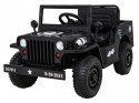 Autko Wojskowe Retro dla dzieci Czarny + Napęd 4x4