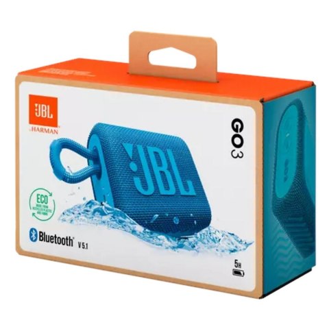 Głośnik bezprzewodowy 4.2W 5h JBL GO 3 ECO niebieski