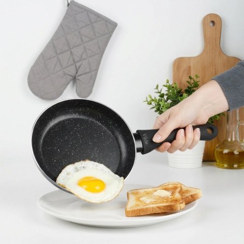 Patelnia Granitowa 26 cm Black Line Indukcja Gaz Non-stick VILDE