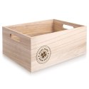 Skrzynka Drewniana HOME MADE z Uchwytami 26 cm Organizer Prezent