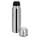 Termos Stalowy 750 ml ORION Srebrny Turystyczny Bidon Ciepło