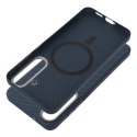 Futerał do Samsung A56 Kevlar zgodny z MagSafe niebieski