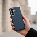 Futerał do Samsung A56 Kevlar zgodny z MagSafe niebieski