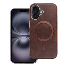 Futerał do iPhone 14 PRO MAX Gentleman Mag Cover zgodny z MagSafe brązowy