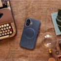 Futerał do iPhone 14 PRO MAX Gentleman Mag Cover zgodny z MagSafe granatowy