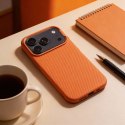 Futerał do iPhone 16 Kevlar zgodny z MagSafe pomarańczowy