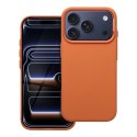 Futerał do iPhone 16 PRO Kevlar zgodny z MagSafe pomarańczowy