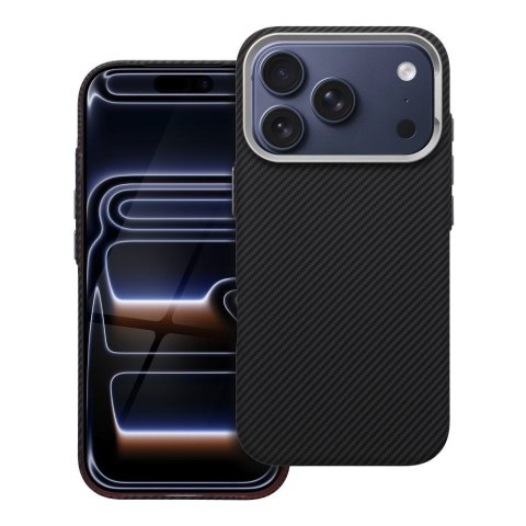 Futerał do iPhone 16 PRO MAX Kevlar zgodny z MagSafe czarny