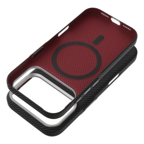 Futerał do iPhone 17 Kevlar zgodny z MagSafe czarny