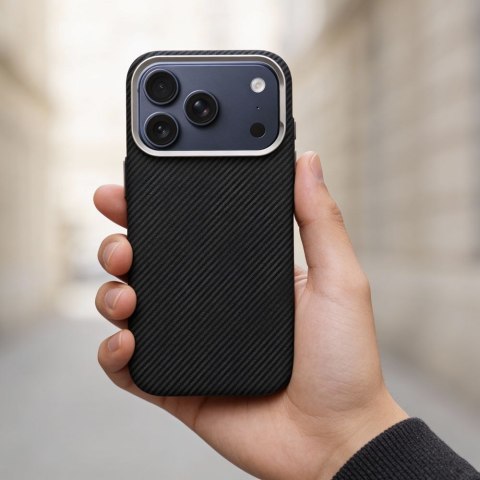 Futerał do iPhone 17 Kevlar zgodny z MagSafe czarny