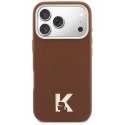 KARL LAGERFELD futerał do IPHONE 17 Pro Max kompatybilny z MagSafe KLHMP17X5PGFKHGW (Karl Head Logo) brązowy