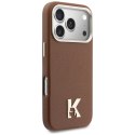 KARL LAGERFELD futerał do IPHONE 17 Pro Max kompatybilny z MagSafe KLHMP17X5PGFKHGW (Karl Head Logo) brązowy