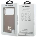 KARL LAGERFELD futerał do IPHONE 17 Pro Max kompatybilny z MagSafe KLHMP17X5PGFKHGW (Karl Head Logo) brązowy