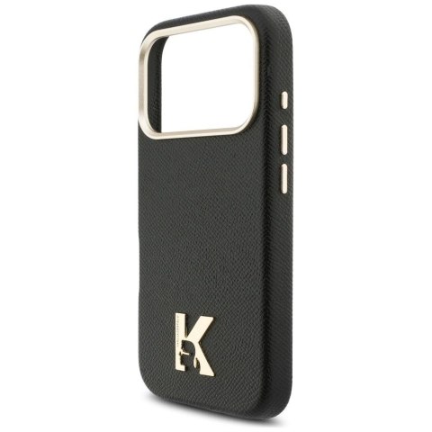 KARL LAGERFELD futerał do IPHONE 17 Pro kompatybilny z MagSafe KLHMP17L5PGFKHGK (Karl Head Logo) czarny