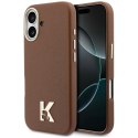 KARL LAGERFELD futerał do IPHONE 17 kompatybilny z MagSafe KLHMP17S5PGFKHGW (Karl Head Logo) brązowy