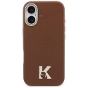 KARL LAGERFELD futerał do IPHONE 17 kompatybilny z MagSafe KLHMP17S5PGFKHGW (Karl Head Logo) brązowy