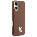 KARL LAGERFELD futerał do IPHONE 17 kompatybilny z MagSafe KLHMP17S5PGFKHGW (Karl Head Logo) brązowy