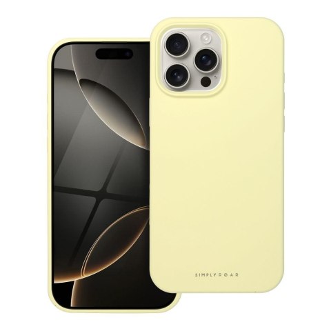ROAR futerał CLOUD SKIN do IPHONE 16 Pro Max Jasnożółty