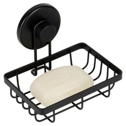 Półka Pod Prysznic Metalowa Mała Czarna na Przyssawkę 135 cm BS