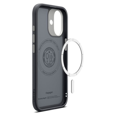 SPIGEN futerał NANO POP MAG kompatybilny z MagSafe do IPHONE 17 black sesame