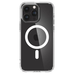 SPIGEN futerał ULTRA HYBRID MAG kompatybilny z MagSafe do IPHONE 15 Pro white
