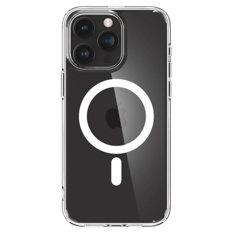 SPIGEN futerał ULTRA HYBRID MAG kompatybilny z MagSafe do IPHONE 15 Pro white