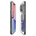 SPIGEN futerał ULTRA HYBRID MAG kompatybilny z MagSafe do IPHONE 15 Pro white