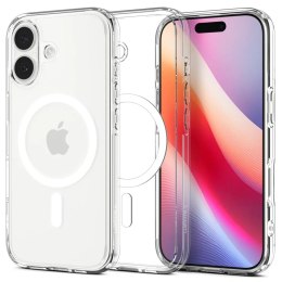 SPIGEN futerał ULTRA HYBRID MAG kompatybilny z MagSafe do IPHONE 17 clear white