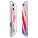 SPIGEN futerał ULTRA HYBRID MAG kompatybilny z MagSafe do IPHONE 17 clear white