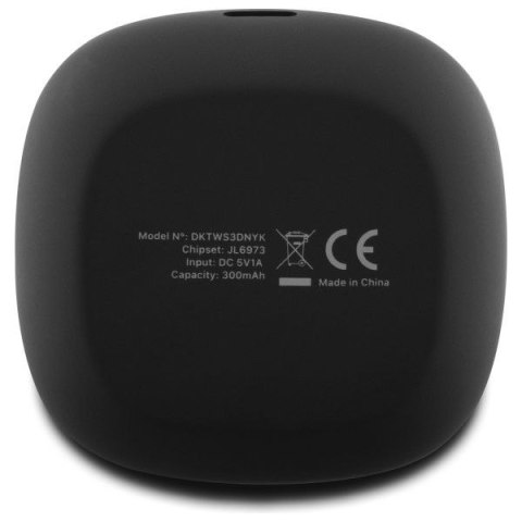 Słuchawki bezprzewodowe douszne Dkny TWS 3D Rubber Matte Finish DKTWS3DNYAK czarne