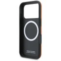 BMW futerał do IPHONE 17 Pro Max kompatybilny z MagSafe BMHMP17X25PFWSMO (PU FW Metal Logo) pomarańczowy