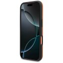 BMW futerał do IPHONE 17 Pro kompatybilny z MagSafe BMHMP17L25PFWSMO (PU FW Metal Logo) pomarańczowy