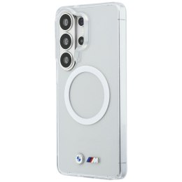 BMW futerał do SAMSUNG S26 Ultra BMHMS26L25HSMLKT (Magnetic IML Shockproof W/ Metal Logos) transparentny